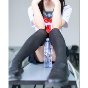 p站户外美女（柚木）古建长廊套图