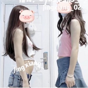 抖音风的青春网红小简和静爷的双剑合璧