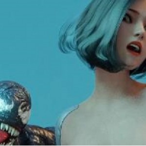 Amusteven女超人蒂法大制作，毒液、惊奇队长对决，无圣光精湛技术