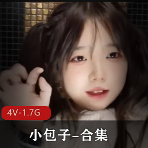 快手超人气女主小包子最新合集4V1.7G，颜值童颜大球，老司机推荐